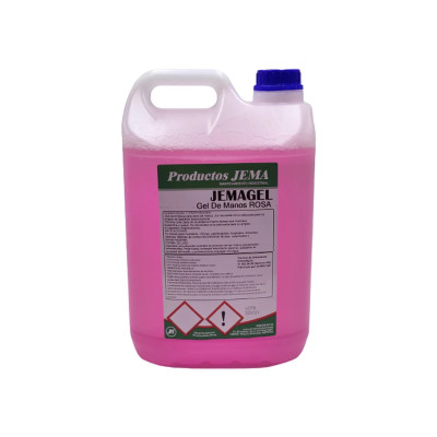 Gel Perfumado Rosa Lanolina Jemagel (Garrafa 5Lts)