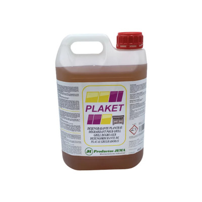 PLAKET - Potente Desengrasante Alcalino para Uso Profesional Para Plancha - 6Kg