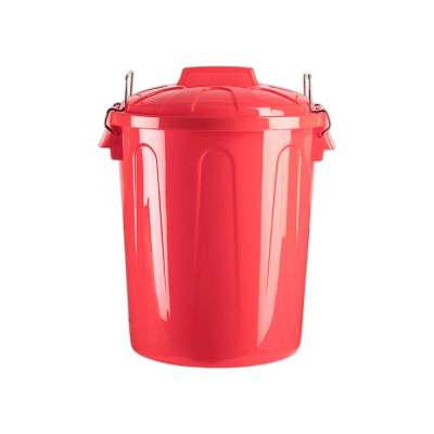 Contenedor Bin 50Ltrs Con Tapa Rojo