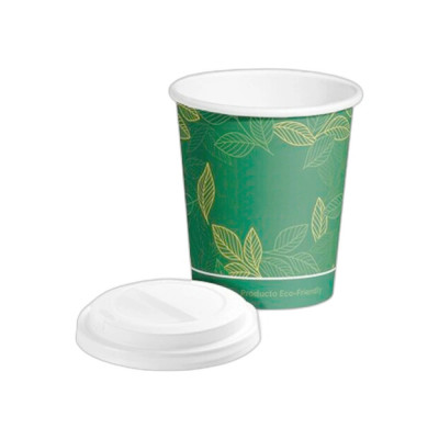 Vaso Carton Eco Green C/Tapa 200Cc